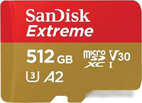 Карта памяти SanDisk Extreme SDSQXAV-512G-GN6MA microSDXC 512GB