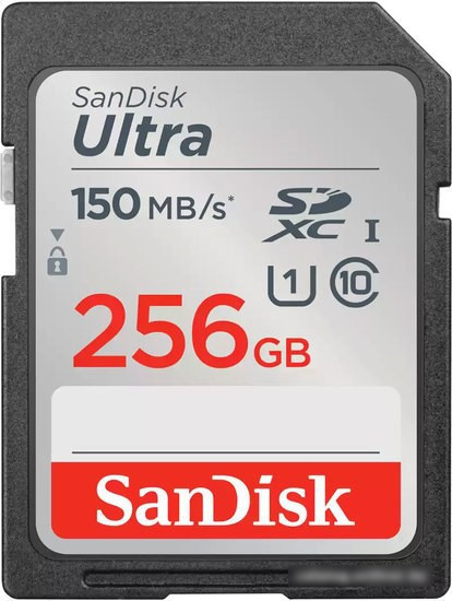 Карта памяти SanDisk Ultra SDXC SDSDUNC-256G-GN6IN 256GB - фото 1 - id-p214644914