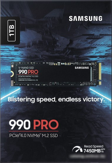 SSD Samsung 990 Pro 1TB MZ-V9P1T0BW - фото 3 - id-p214580188