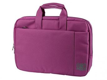 Сумка-чехол кейс для ноутбука 15.6 Continent сиреневая розовая женская