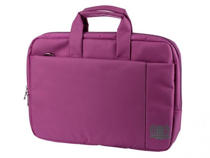 Сумка-чехол кейс для ноутбука 15.6 Continent сиреневая розовая женская - фото 1 - id-p213591274