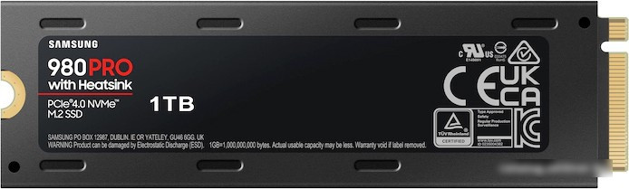 SSD Samsung 980 Pro с радиатором 1TB MZ-V8P1T0CW - фото 3 - id-p214580202