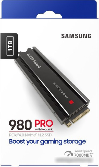 SSD Samsung 980 Pro с радиатором 1TB MZ-V8P1T0CW - фото 5 - id-p214580202
