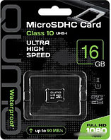 Карта памяти QUMO microSDHC QM16GMICSDHC10U1NA 16GB