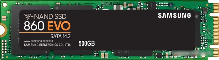SSD Samsung 860 Evo 500GB MZ-N6E500 - фото 1 - id-p214580177
