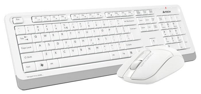 Клавиатура + мышь A4Tech Fstyler FG1012 (белый) - фото 3 - id-p214651989