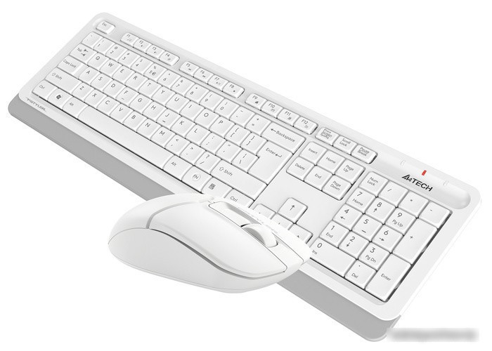 Клавиатура + мышь A4Tech Fstyler FG1012 (белый) - фото 5 - id-p214651989