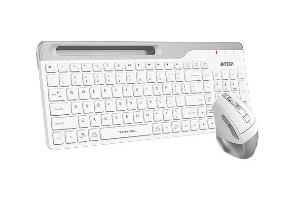 Клавиатура + мышь A4Tech Fstyler FB2535C (белый) - фото 2 - id-p214652000
