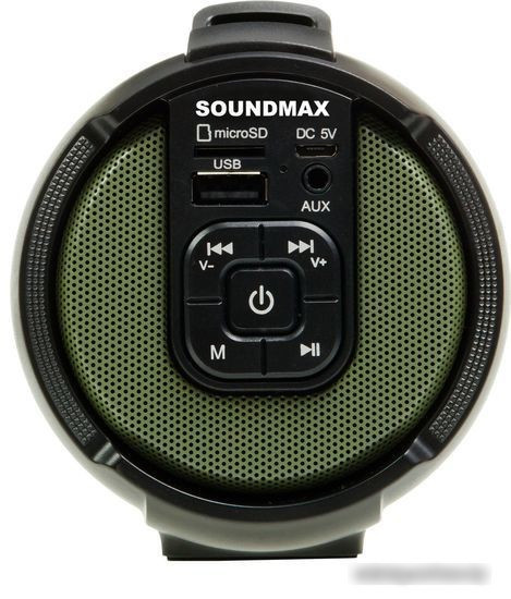 Беспроводная колонка Soundmax SM-PS5020B (хаки) - фото 2 - id-p214641242