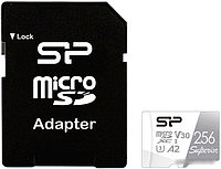 Карта памяти Silicon-Power Superior microSDXC SP256GBSTXDA2V20SP 256GB (с адаптером)