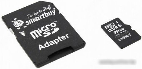 Карта памяти Smart Buy microSDHC Class 10 32GB (SB32GBSDCL10-01) - фото 2 - id-p214645055