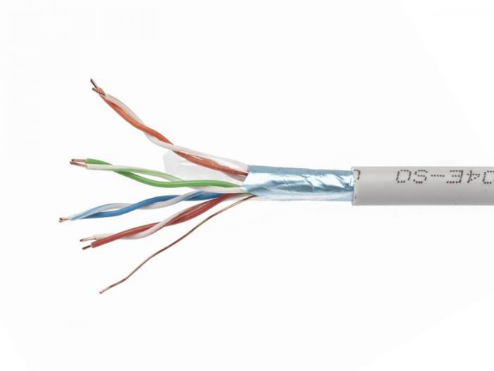 Сетевой кабель Gembird Cablexpert FTP cat.5e 4 пары 305m Grey FPC-5004E-SO - фото 1 - id-p214509799