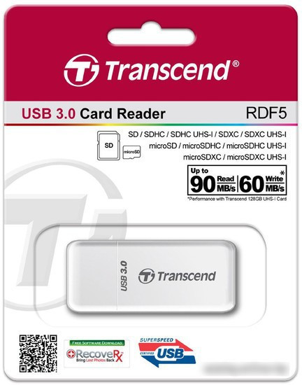 Кардридер Transcend TS-RDF5W - фото 3 - id-p214645074