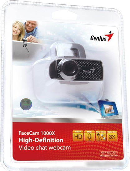 Web камера Genius FaceCam 1000X - фото 2 - id-p214643984