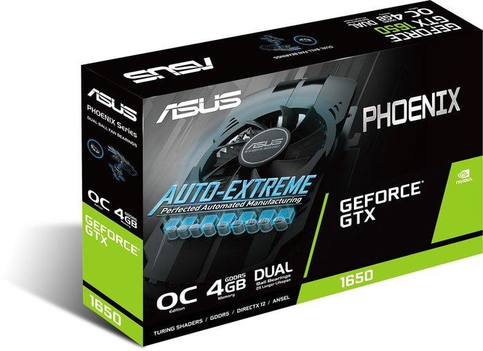 Видеокарта ASUS Phoenix GeForce GTX 1650 OC edition 4GB GDDR5 PH-GTX1650-O4G - фото 5 - id-p214645119