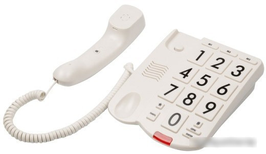 Проводной телефон Ritmix RT-520 (белый) - фото 4 - id-p214641338