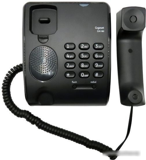 Проводной телефон Gigaset DA180 (черный) - фото 4 - id-p214641362