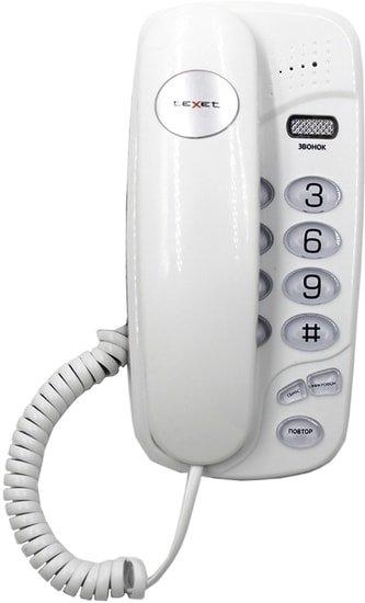 Проводной телефон TeXet TX-238 (белый) - фото 3 - id-p214641415