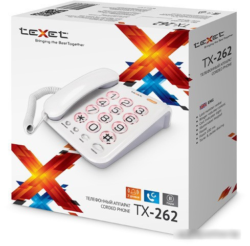 Проводной телефон TeXet TX-262 - фото 4 - id-p214641421