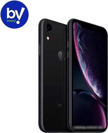 Смартфон Apple iPhone XR 64GB Воcстановленный by Breezy, грейд B (черный) - фото 2 - id-p214649502