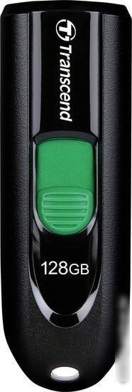 USB Flash Transcend JetFlash 790C 128GB (черный/зеленый) - фото 1 - id-p214644086