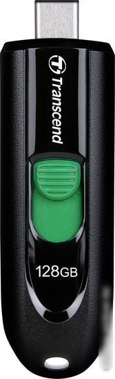 USB Flash Transcend JetFlash 790C 128GB (черный/зеленый) - фото 4 - id-p214644086