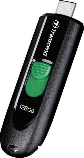 USB Flash Transcend JetFlash 790C 128GB (черный/зеленый) - фото 5 - id-p214644086