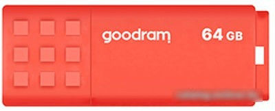USB Flash GOODRAM UME3 64GB (оранжевый) - фото 1 - id-p214644122