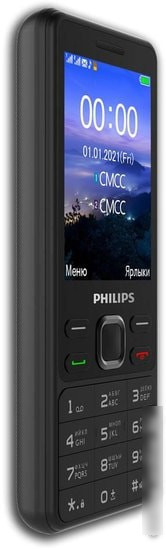 Мобильный телефон Philips Xenium E185 (черный) - фото 4 - id-p214649539