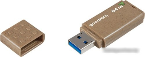 USB Flash GOODRAM UME3 Eco Friendly 64GB (коричневый) - фото 4 - id-p214644133