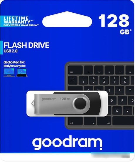 USB Flash GOODRAM UTS2 128GB (черный) - фото 5 - id-p214644145