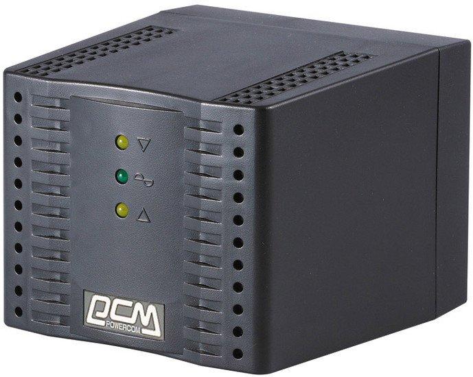 Стабилизатор напряжения Powercom TCA-2000 (черный) - фото 1 - id-p214650396