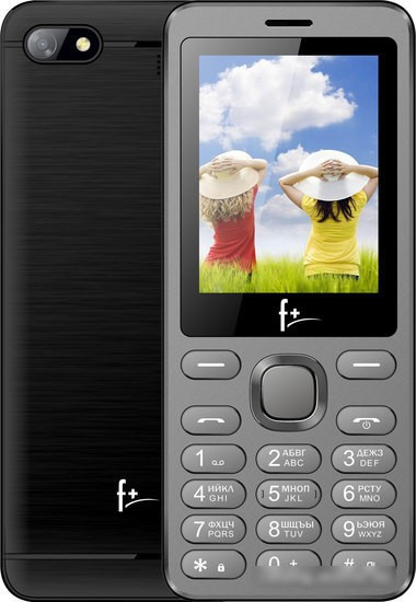 Мобильный телефон F+ S240 (темно-серый) - фото 1 - id-p214649573