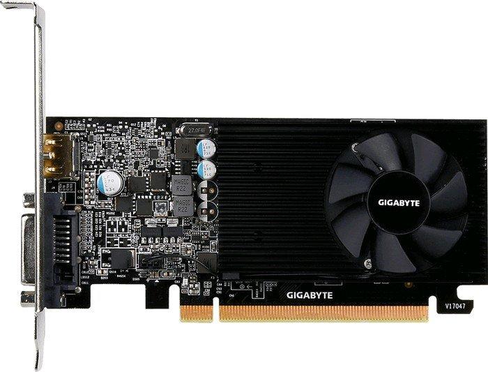 Видеокарта Gigabyte GeForce GT 1030 Low Profile 2GB [GV-N1030D5-2GL] - фото 1 - id-p214645285