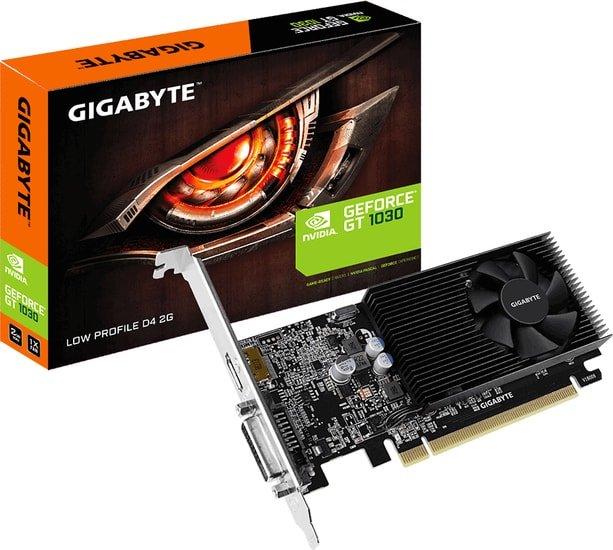 Видеокарта Gigabyte GeForce GT 1030 Low Profile 2GB DDR4 - фото 4 - id-p214645294
