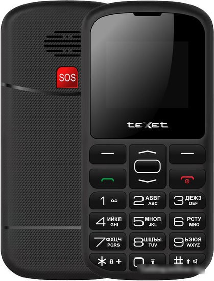 Кнопочный телефон TeXet TM-B316 (черный) - фото 1 - id-p214649620