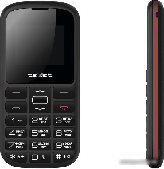 Кнопочный телефон TeXet TM-B316 (черный) - фото 5 - id-p214649620