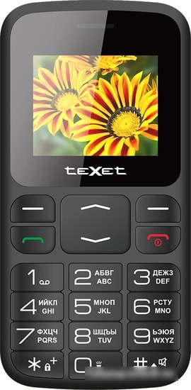 Мобильный телефон TeXet TM-B208 (черный) - фото 2 - id-p214649628