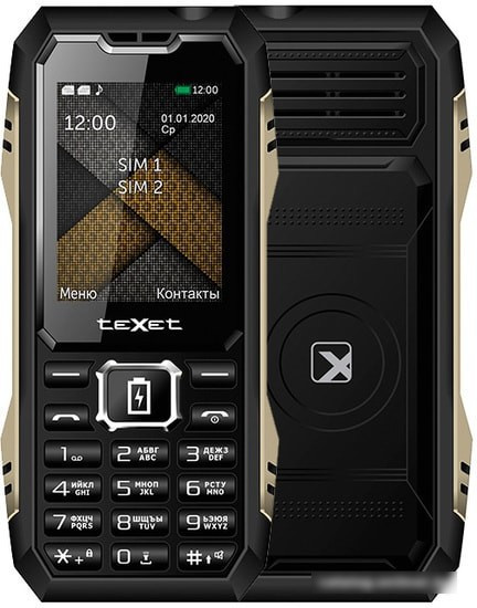 Мобильный телефон TeXet TM-D428 (черный) - фото 1 - id-p214649629