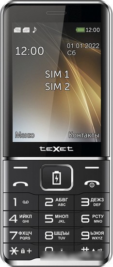 Кнопочный телефон TeXet TM-D421 (черный) - фото 3 - id-p214649633