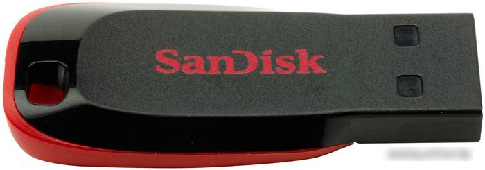 USB Flash SanDisk Cruzer Blade Black 64GB (SDCZ50-064G-B35) - фото 3 - id-p214644278