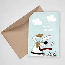 Дизайнерские открытки ручной работы Happy birthday
