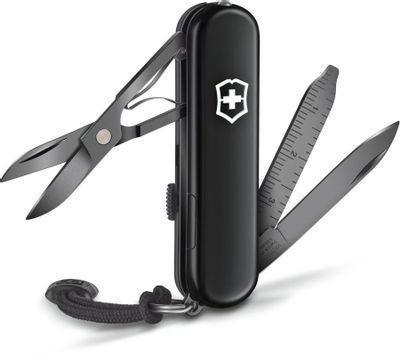 Складной нож Victorinox Signature Lite Onyx Black, функций: 8, 58мм, черный , коробка подарочная [0.6226.31p] - фото 1 - id-p213133430