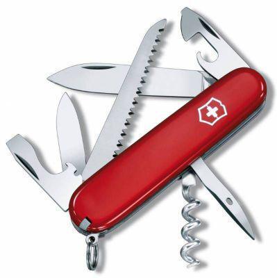 Складной нож Victorinox Camper, функций: 13, 91мм, красный , коробка картонная [1.3613] - фото 1 - id-p213133539