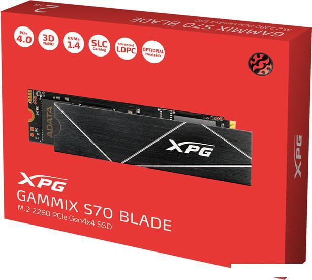 SSD A-Data XPG GAMMIX S70 Blade 512GB AGAMMIXS70B-512G-CS - фото 6 - id-p214217308