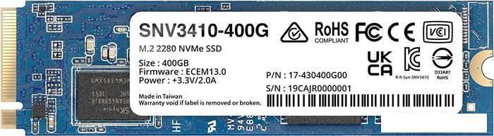SSD Synology SNV3410-400G 400GB, фото 2