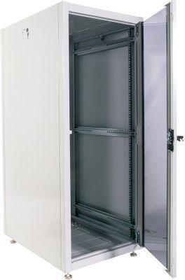 Шкаф коммутационный ЦМО ШТК-Э-24.6.8-13АА напольный, стеклянная передняя дверь, 24U, 600x1187x800 мм - фото 4 - id-p213131252