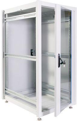 Шкаф коммутационный ЦМО ШТК-Э-24.6.8-13АА напольный, стеклянная передняя дверь, 24U, 600x1187x800 мм - фото 5 - id-p213131252