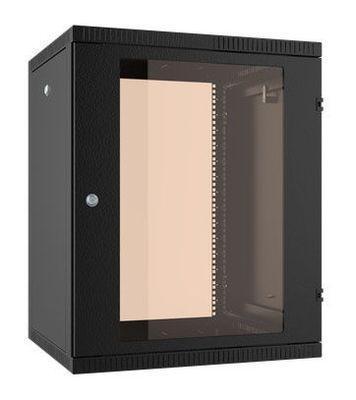 Шкаф коммутационный NT 589168 настенный, стеклянная передняя дверь, 18U, 600x880x350 мм - фото 1 - id-p213131380