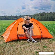 Треккинговая палатка ISMA CL-S10-2P (оранжевый), фото 2